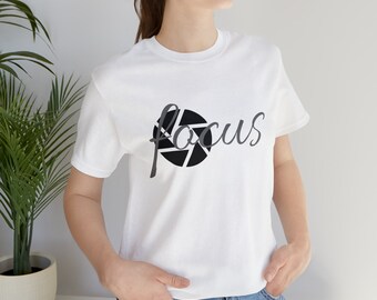 Unisex jersey T-shirt met korte mouwen - Focus - Inspiratie