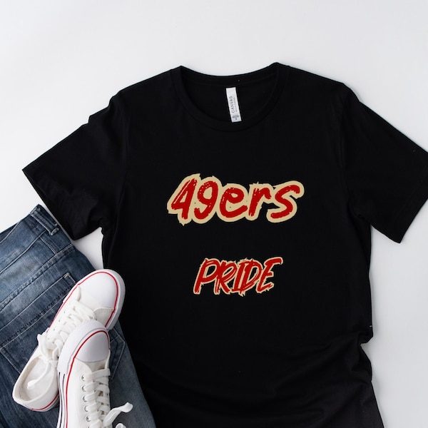 49ers Pride...great gift for Father's Day, great gift for him, great gift for her, pride, short-sleeved t-shirt