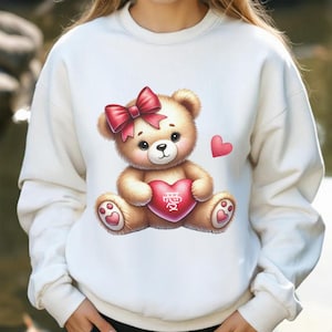Teddy Bear Hoodie - Japanese Streetwear, Y2K Aesthetic, Harajuku Fashion, Tokyo Style, Kawaii Anime Hoodie, Cute Unisex Gift