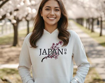 Japan Sakura Blossom Hoodie | Japanische Streetwear, Y2K, Harajuku Ästhetik, Tokyo Style