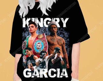 -shirt kingry Ryan Garcia | T-shirt de sport vintage Rap Tee | Chemise Movie Music, chemise oversize, sweat à capuche, sweat, qualité HD