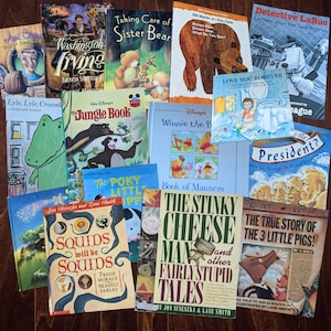 VINTAGE CHILDRENS PICTURE Books - You Pick Throwback Storybooks, Various Disney, Fairy Tale, Stinky Cheese Man, Lyle Crocodile, Brown Bear