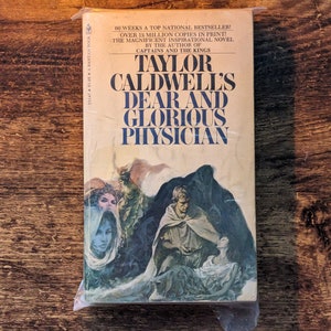 DEAR & GLORIOUS PHYSICIAN Vintage Paperback Book by Taylor Caldwell, 1978 Paperback Author of Captains and Kings, Biblical Journey