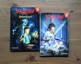 2pk SCREAM SHOP Paperbacks Abracadanger, Now You See Me, Now You Dont Kids Books