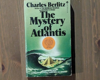 MYSTERY of ATLANTIS Seltenes VINTAGE Geschichts-Taschenbuch von Charles Berlitz Power 1969 Überarbeitet mit Fotos, Karten, Zeichnungen, Verschwörungstheorie