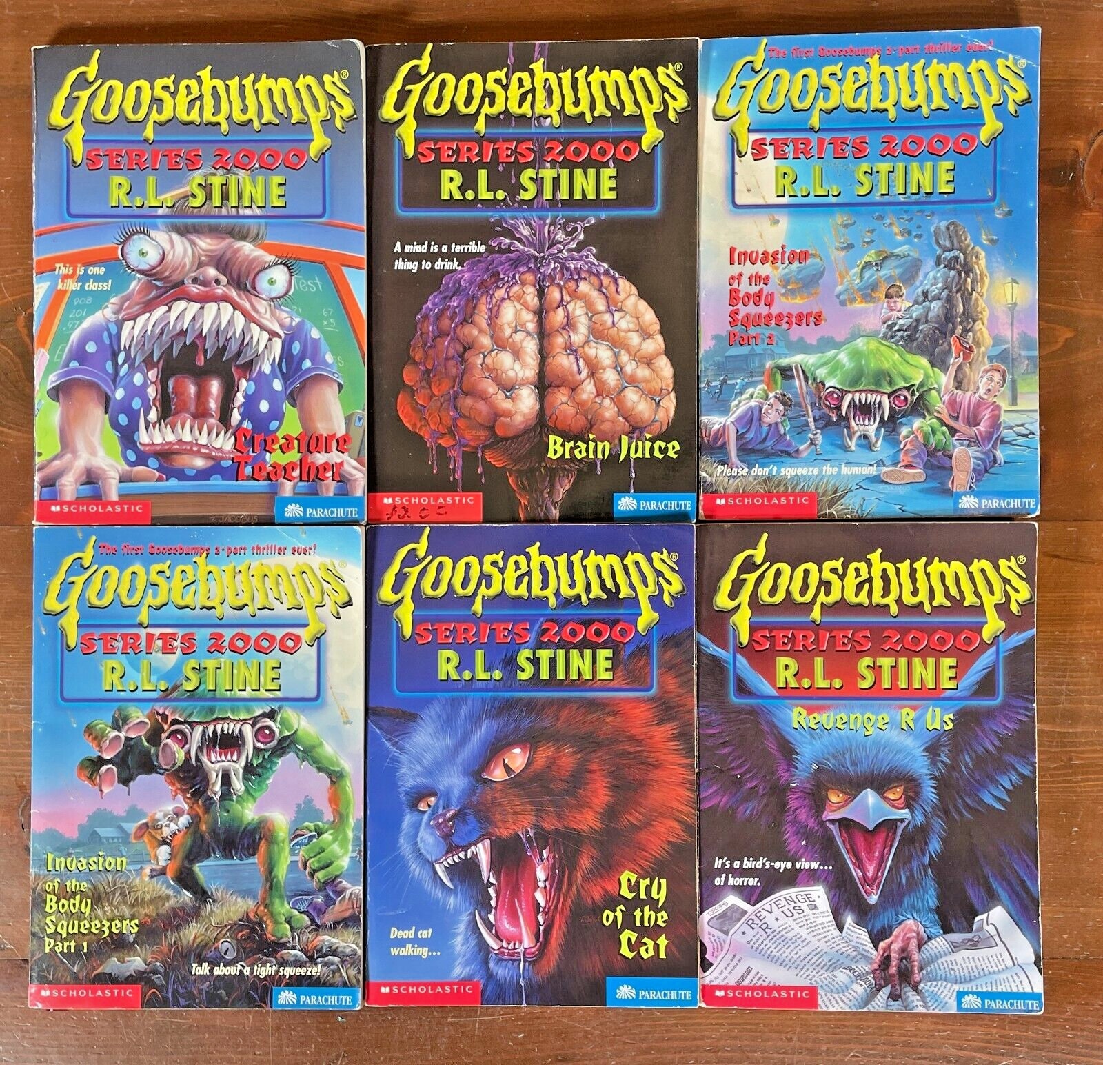 10冊 BUMPS books Goosebumps Series 10 Books Collection Set (Classic Covers