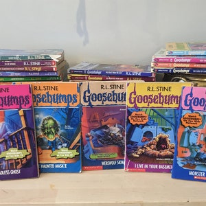 GOOSEBUMPS ORIGINAL SERIES Vintage Children's Horror Paperbacks R L Stine, Retro Bestsellers, Living Dummy, Horrorland, Deep Trouble U Pick