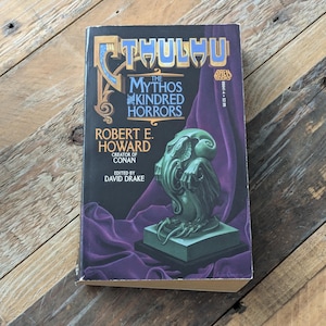 CTHULHU: The Mythos and Kindred Horrors Seltenes Sammlerstück Vintage Taschenbuch - Robert E Howard