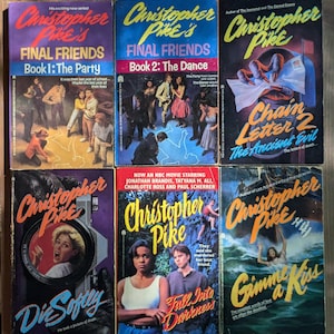 U-PICK CHRISTOPHER PIKE Vintage Paperback Thriller Books- Horror Teen Thriller Bestselling 90s Scary Read, Throwback Gift Retro Vibes Spooky