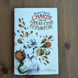 CHARLIE and the Great GLASS ELEVATOR by Roald Dahl Rare Collectible 1972 Hardcover w/ Dust Jacket, Bestselling Children&#39;s Fantasy Adventure