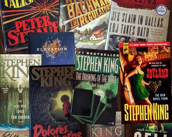 STEPHEN KING Books (You Pick) VINTAGE Hardcovers, Paperbacks - Joyland, Talisman, Regulators, Talisman, Dark Tower, Horror Bestsellers