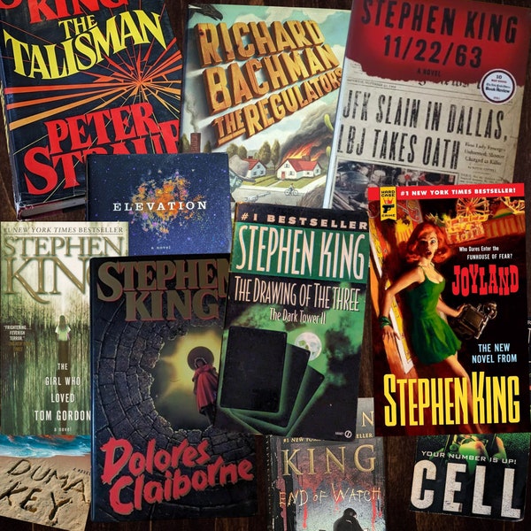 STEPHEN KING Books (You Pick) VINTAGE Hardcovers, Paperbacks - Joyland, Talisman, Regulators, Talisman, Dark Tower, Horror Bestsellers