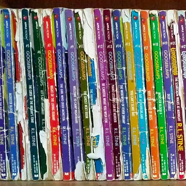 Vintage GOOSEBUMPS Paperbacks - Well-Loved, Acceptable/As-Is Condition, Perfectly Readable Bestselling Children's Horror, 90's Books, Retro