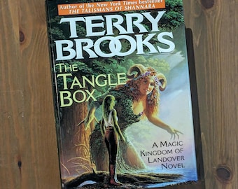 TANGLE BOX Vintage Hardcover First Edition by Terry Brooks with Dust Jacket Fantasy Epic Novel Published May 1994, Throwback Rare Find Gift