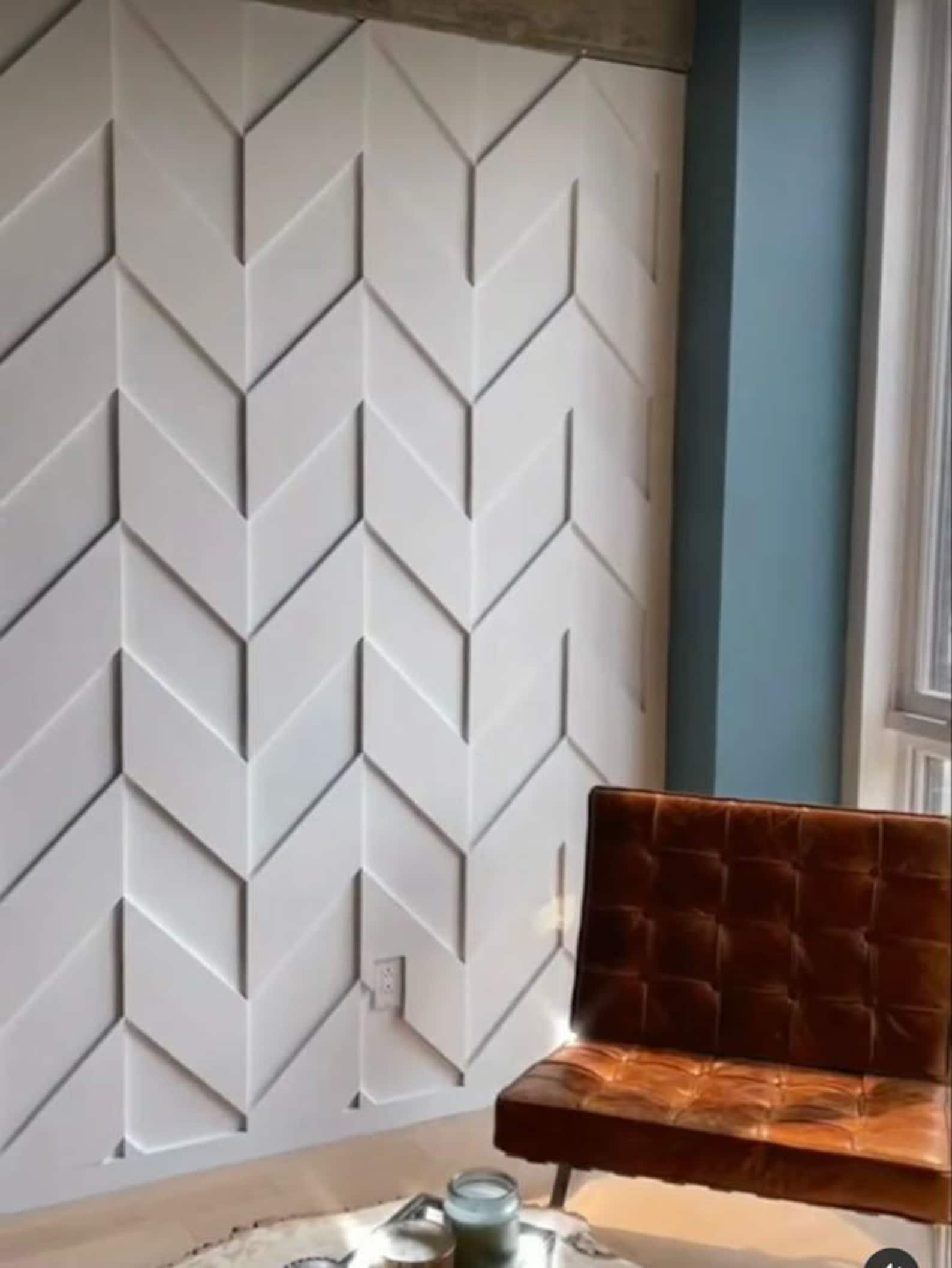 Dimensional Accent Wall-custom Amazing Wall Design, Trim Wall Design ...