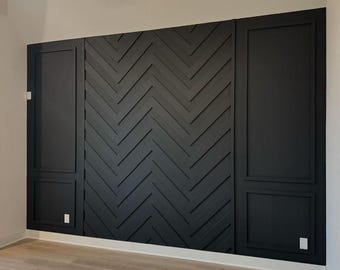 Asymmetrical Wall Molding Project: Build-to-Install Design (Digital Product)