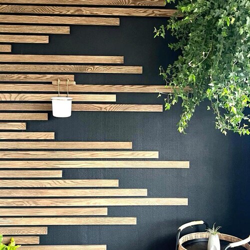 Asymmetrical Wall Molding Project: Custom Build-to-Install Design (Digital Service)