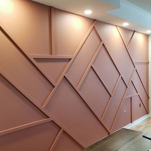 Asymmetrical Wall Molding Project: Custom Design (Digital Service)