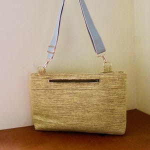 Messenger bag, fabric, green, floral, adjustable strap, internal and external pockets, work, school, study, modern strap, books, office