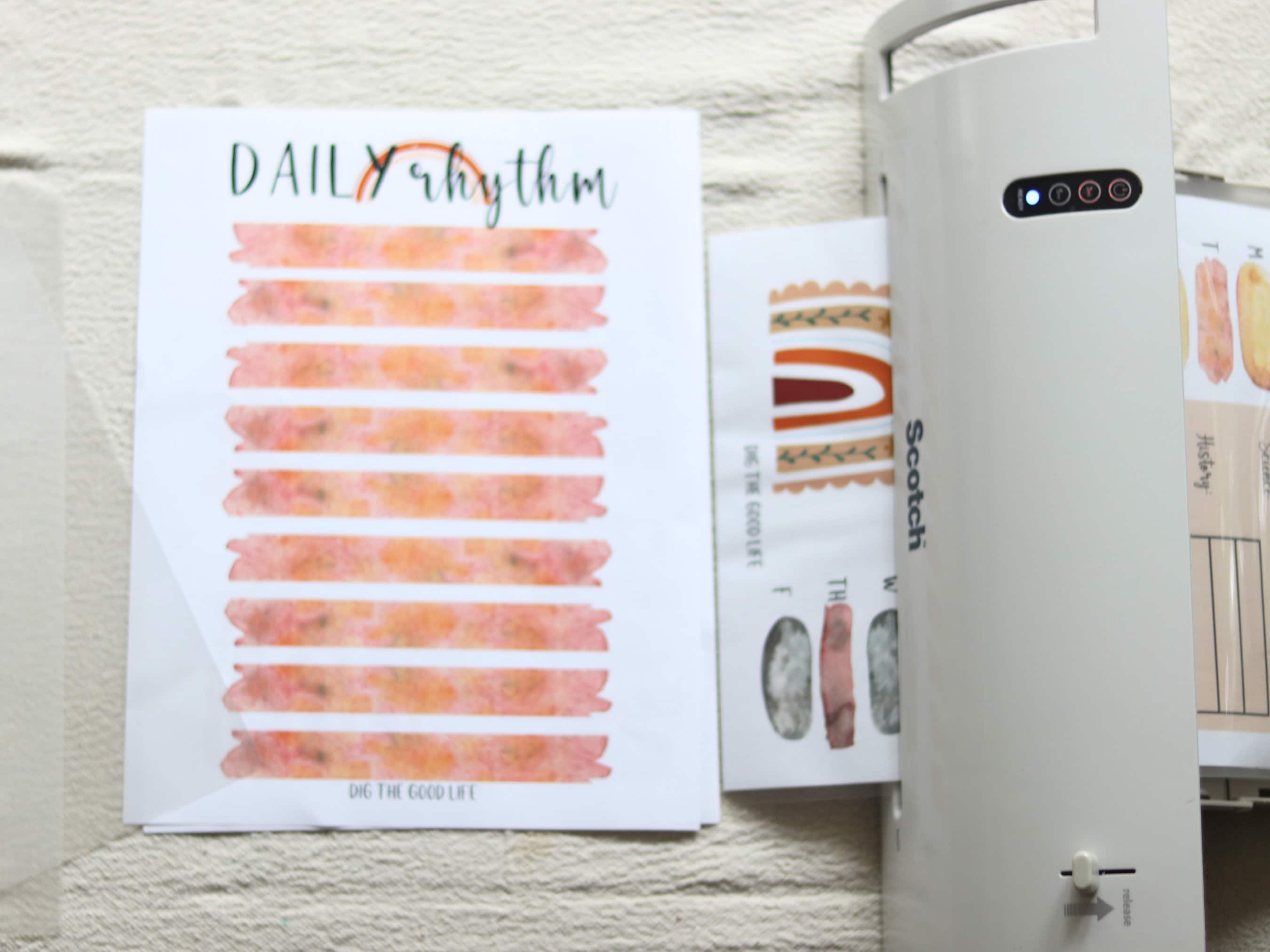 Homeschool Loop Schedule & Daily Rhythm Chart Printable PDF Pack - Etsy