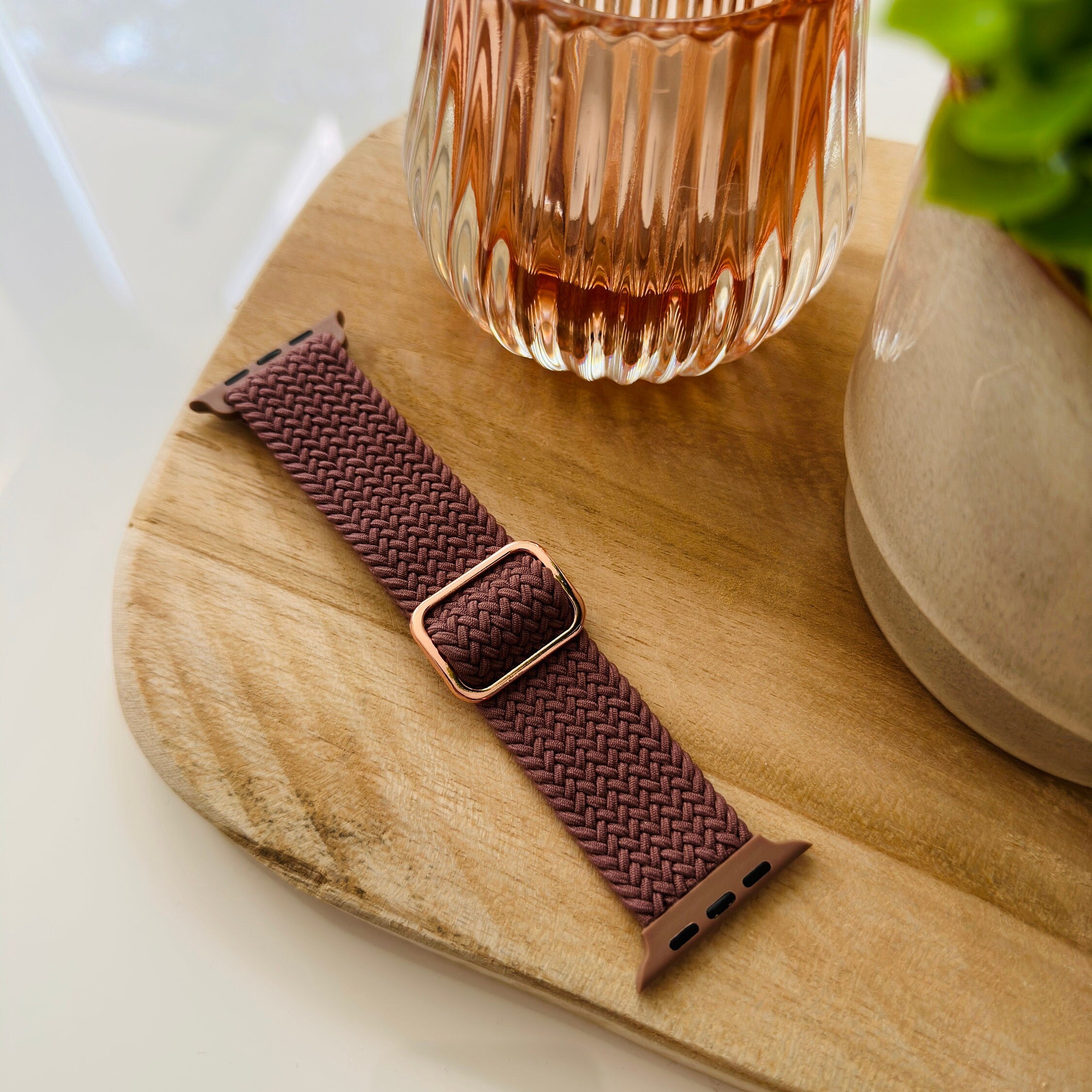 New color! Adjustable Braided Solo Loop Strap Band For Apple Watch Series 9 8 7 6 5 SE Knit Woven Band iWatch Loop 38mm 40mm 41 mm 42mm 49mm