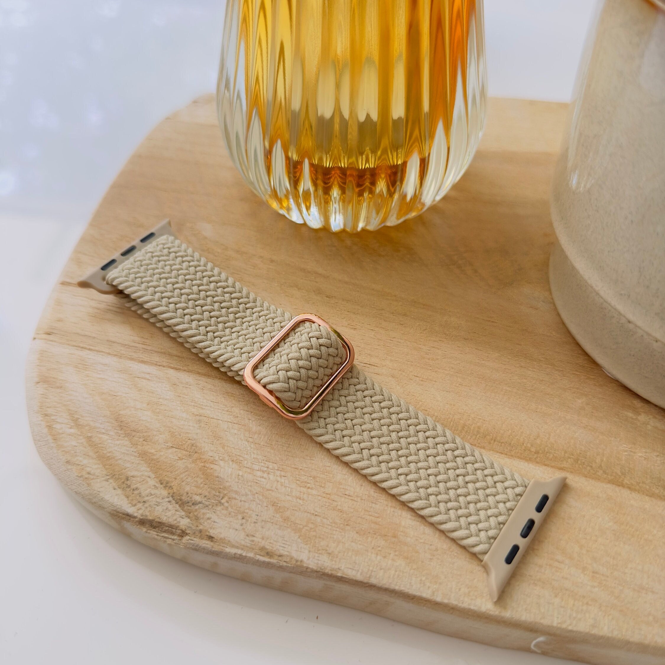 New color! Adjustable Braided Solo Loop Strap Band For Apple Watch Series 9 8 7 6 5 SE Knit Woven Band iWatch Loop 38mm 40mm 41 mm 42mm 49mm