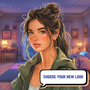 Visual Novel Female Avatars Bundle (75+ PNG), High-res Characters for ...