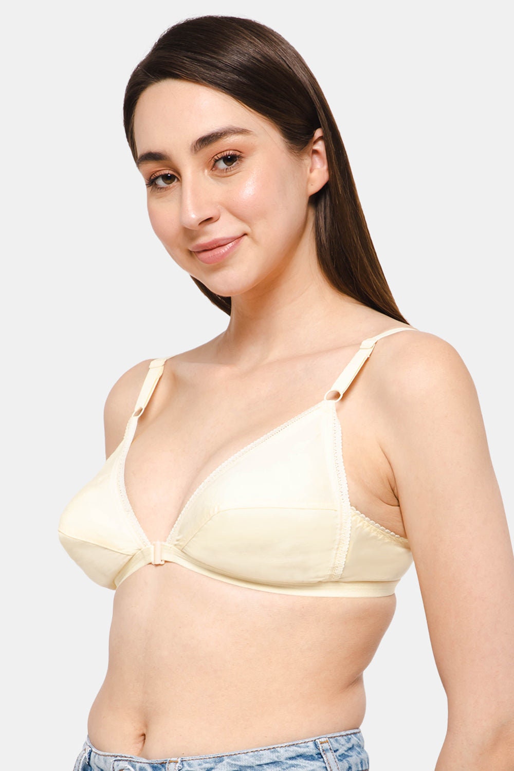 Playtex Women's Plus Size Front-Close Bra with Flex Back,Light Beige,36C at   Women's Clothing store