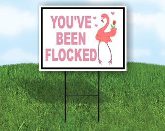 3dRose 'Lets Get Flocked Up' Flagge – Lustiges Flamingo & Margarita Motiv, 30,5 X 45,7 Cm, Aus Polyester