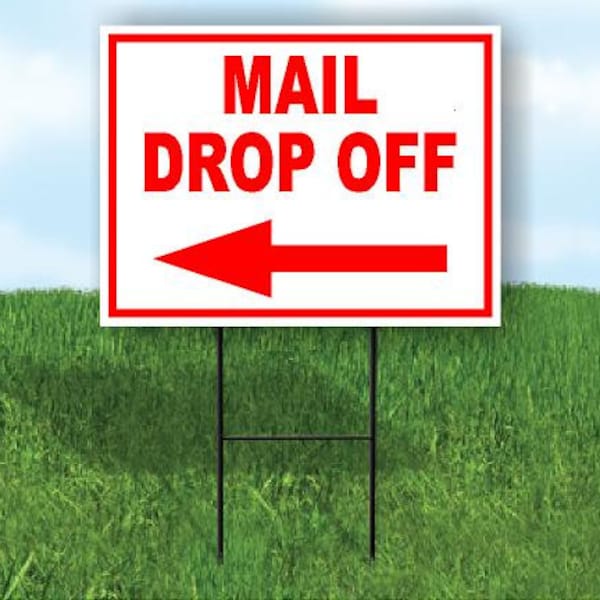 Mail Drop off Sign Etsy