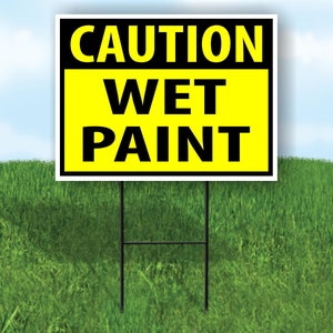 Wet Paint Sign - Etsy