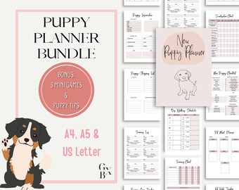 Puppy Training Planner Bundle – Dog Tracker Printable