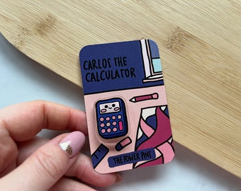 Adorable Acrylic Pin Calculator: Quirky Office Adventures and Cute Characters