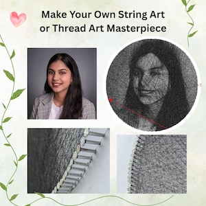 Thread Art or String Art. Make your Own String Art