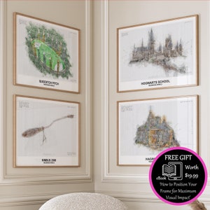 Zauberschule Kunstdruck: Quidditch, Nimbus Besen (Digitaler Download)