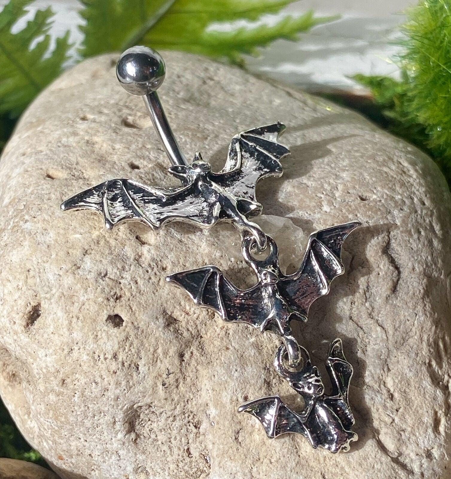 stainless steel nightmare before christmas belly button ring