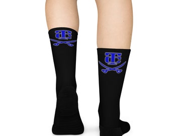 Black Basketball socks