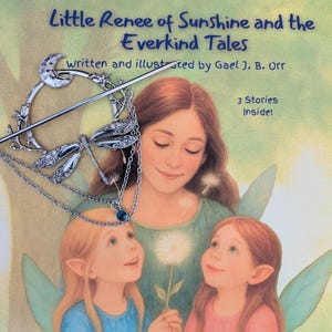 Signed Fairy Book & Dragonfly Hairpin Gift Set