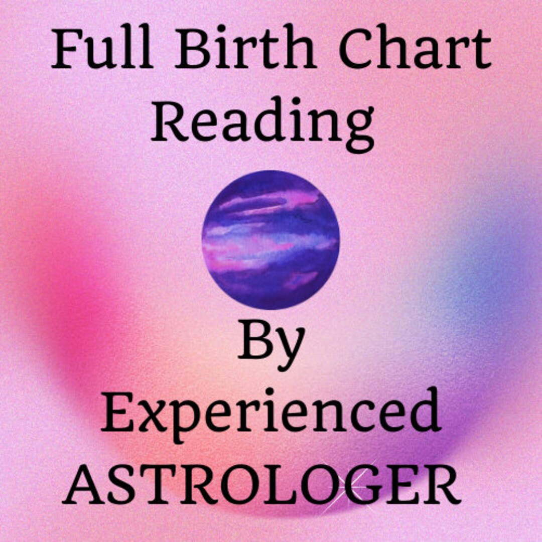 Personalised Natal/birth Chart Astrology Reading Analysis Etsy
