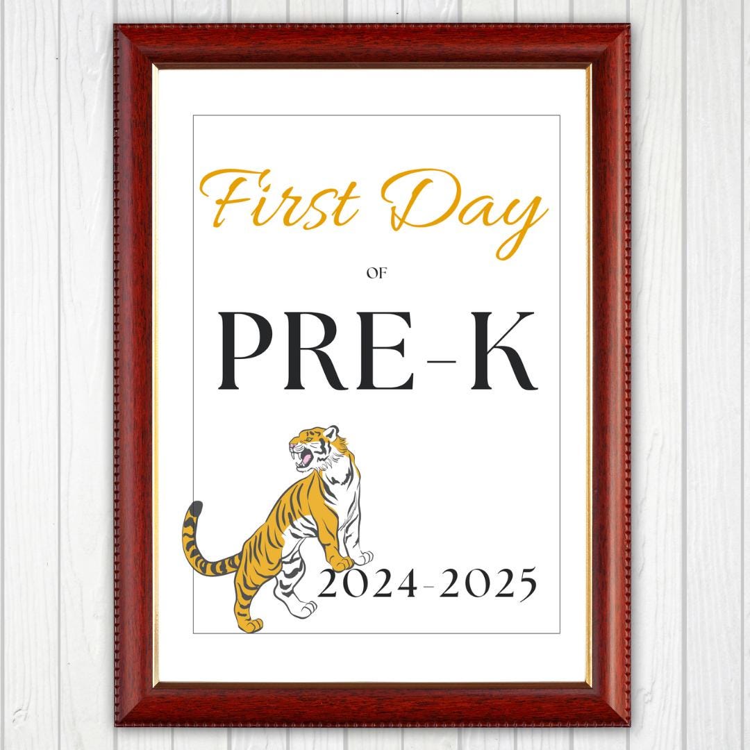 First Day Pre k Printable Sign 1st Day of School Sign First Day of School Photo Prop 1st Day First Day Pre k Printable Sign 1st Day of School Sign First Day of School Photo Prop 1st Day