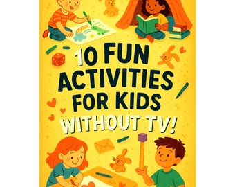 Libro de actividades para niños: Actividades divertidas sin pantallas (Descarga digital)