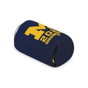 Michigan Champions Koozie, 2024 College Football Playoff Champions University of Michigan Can Cooler, Michigan Wolverine Coozie Gift for Him image 7