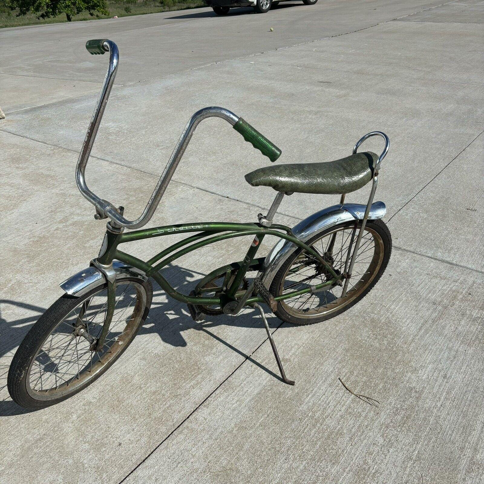 Green Schwinn Bike