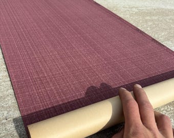 Rollo individual antiguo de 18,5 pulgadas de papel pintado York Wall Plaid, fabricado en Old Union.