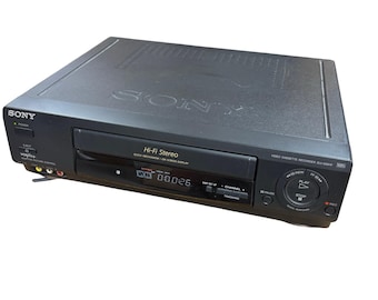 Sony Slv-660HF VHS Hi-Fi Stereo 4-Head Video Cassette Recorder VCR Tested Works