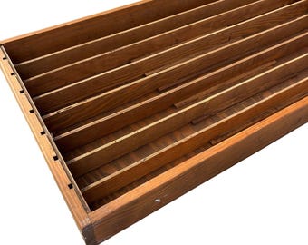 Estantería de pared vintage de madera de 35x19 cm, estilo cottagecore, para guardar objetos decorativos y baratijas.