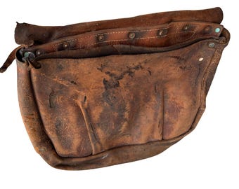 Vintage Original Leather US Mail Bag, Pouch - Etsy