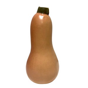 Vtg Patricia Garrett Butternut Autumn Squash Pottery Vase 8" Great Impressions