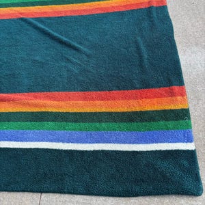 Pendleton King Size Decke Grand Canyon Blau Weicher Sherpa-Fleece Bunte Streifen Bild 6