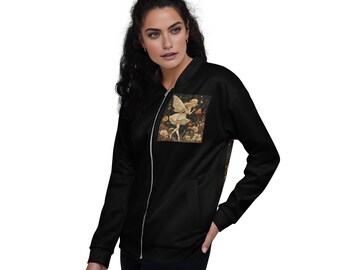 Enchanted Elegance: Women's Fairy Retro Women's Jacket - A Timeless Gift for Her | Fairy Retro Jacket | Fairy Girl's Jacket